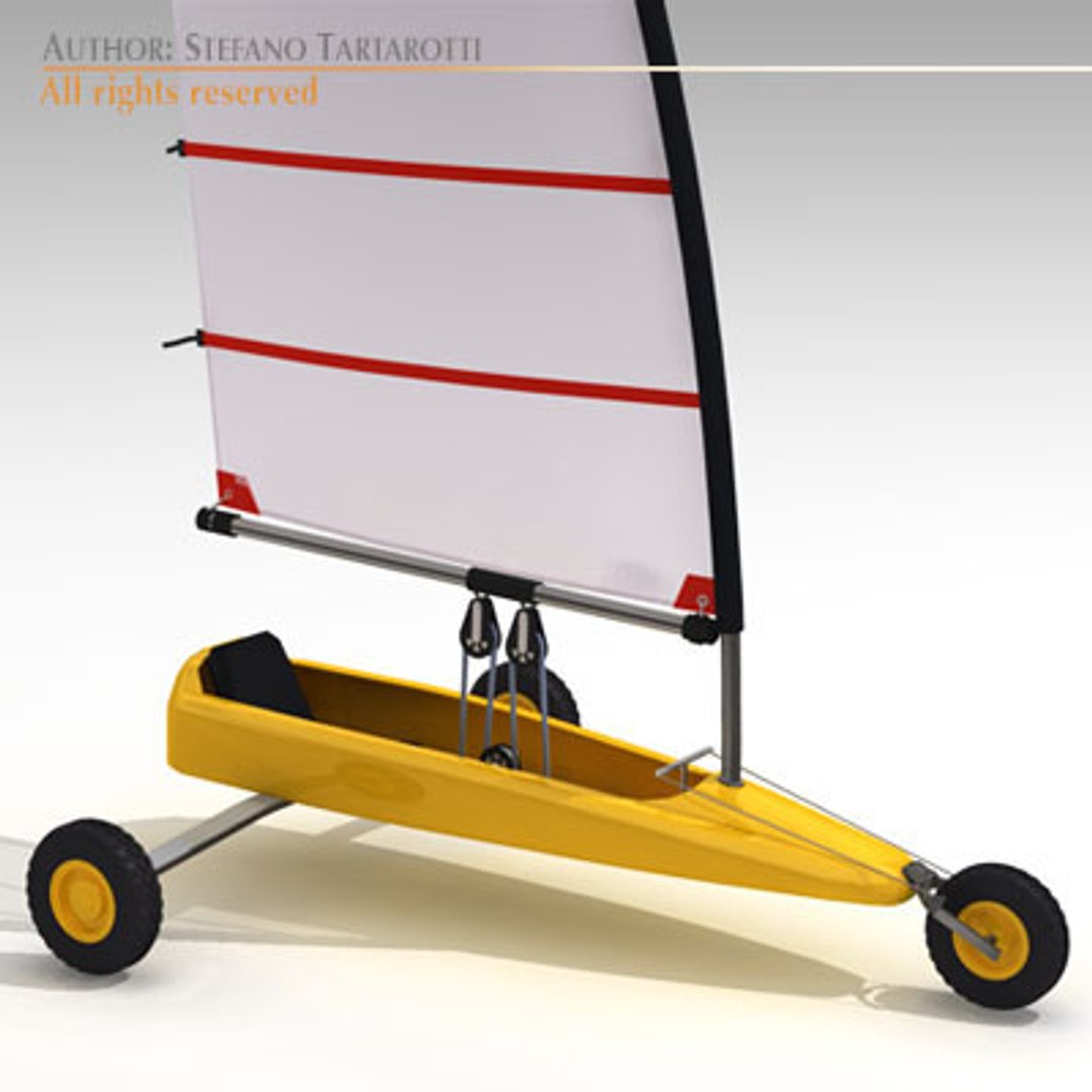 3d 3ds Sand Yacht Land