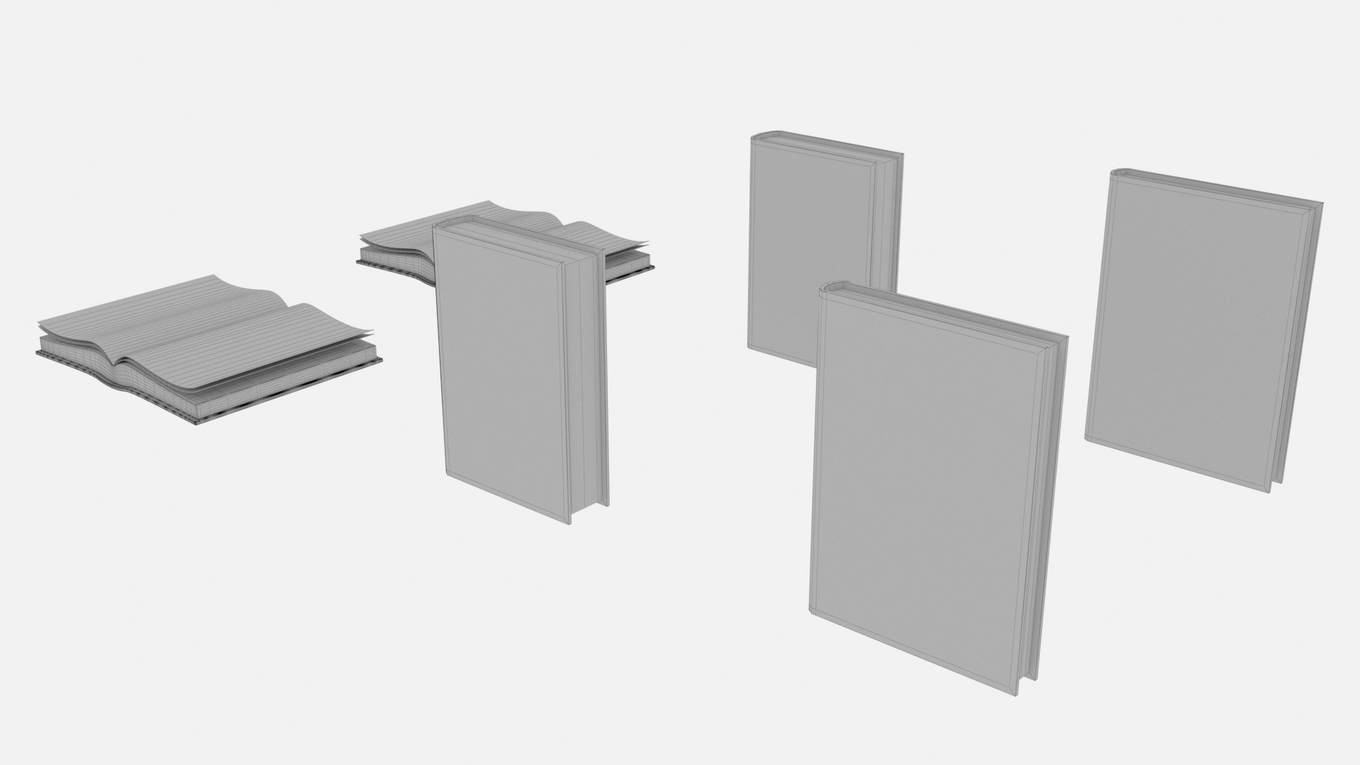 3D Old Ancient Books Model - TurboSquid 2051136