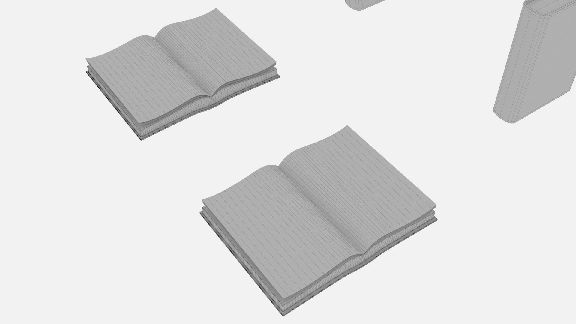 3D Old Ancient Books Model - TurboSquid 2051136
