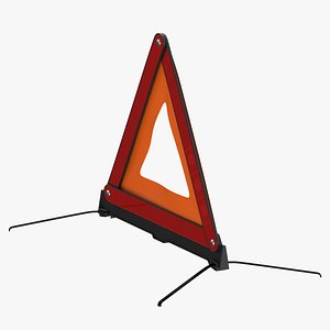 3D Safety Triangle 01 model
