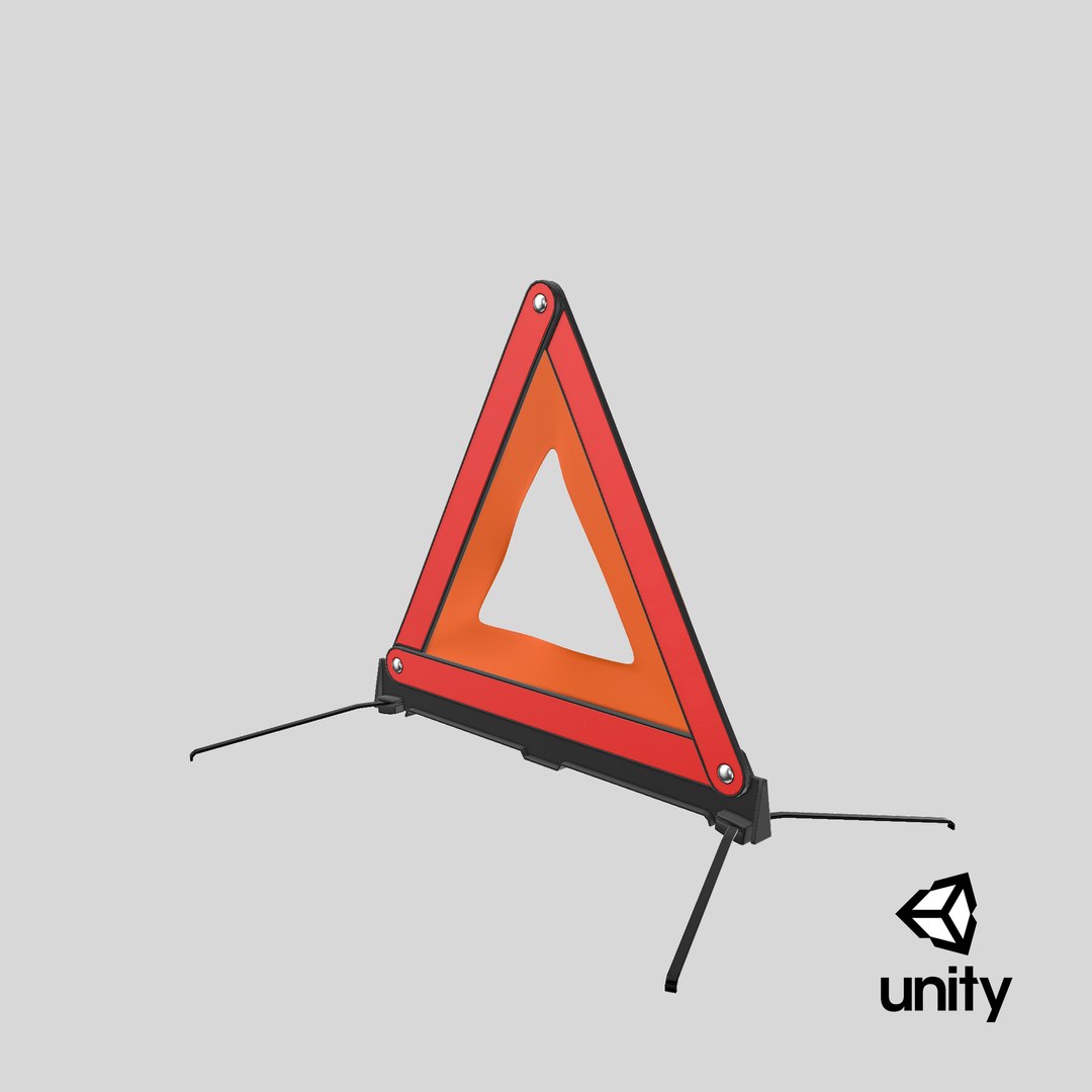 3D Safety Triangle 01 model - TurboSquid 1862846