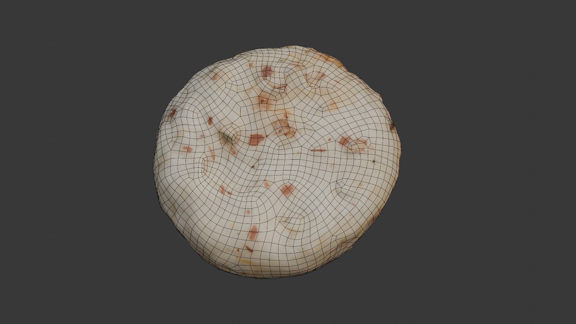 3D White Cookie Scan Model - TurboSquid 2408379