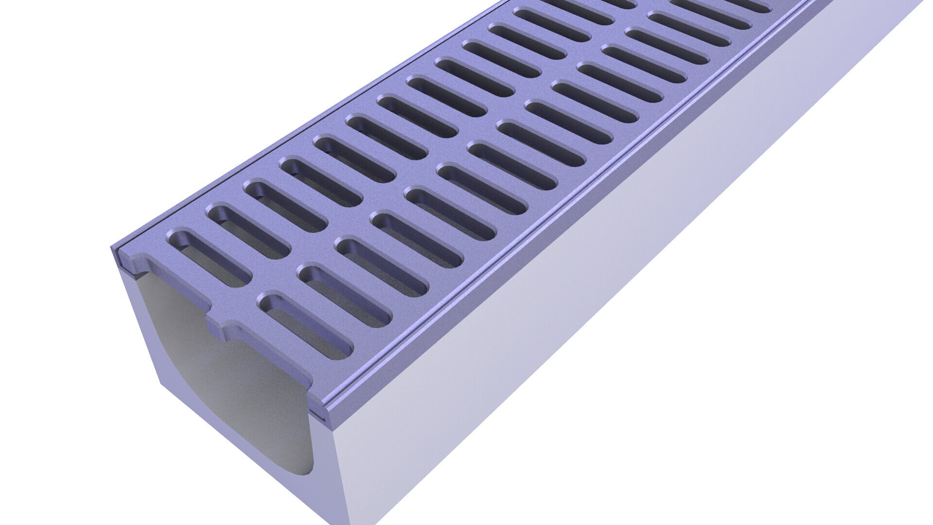 3D Trench Drain Channel Drain Grate 8 TurboSquid 1979927