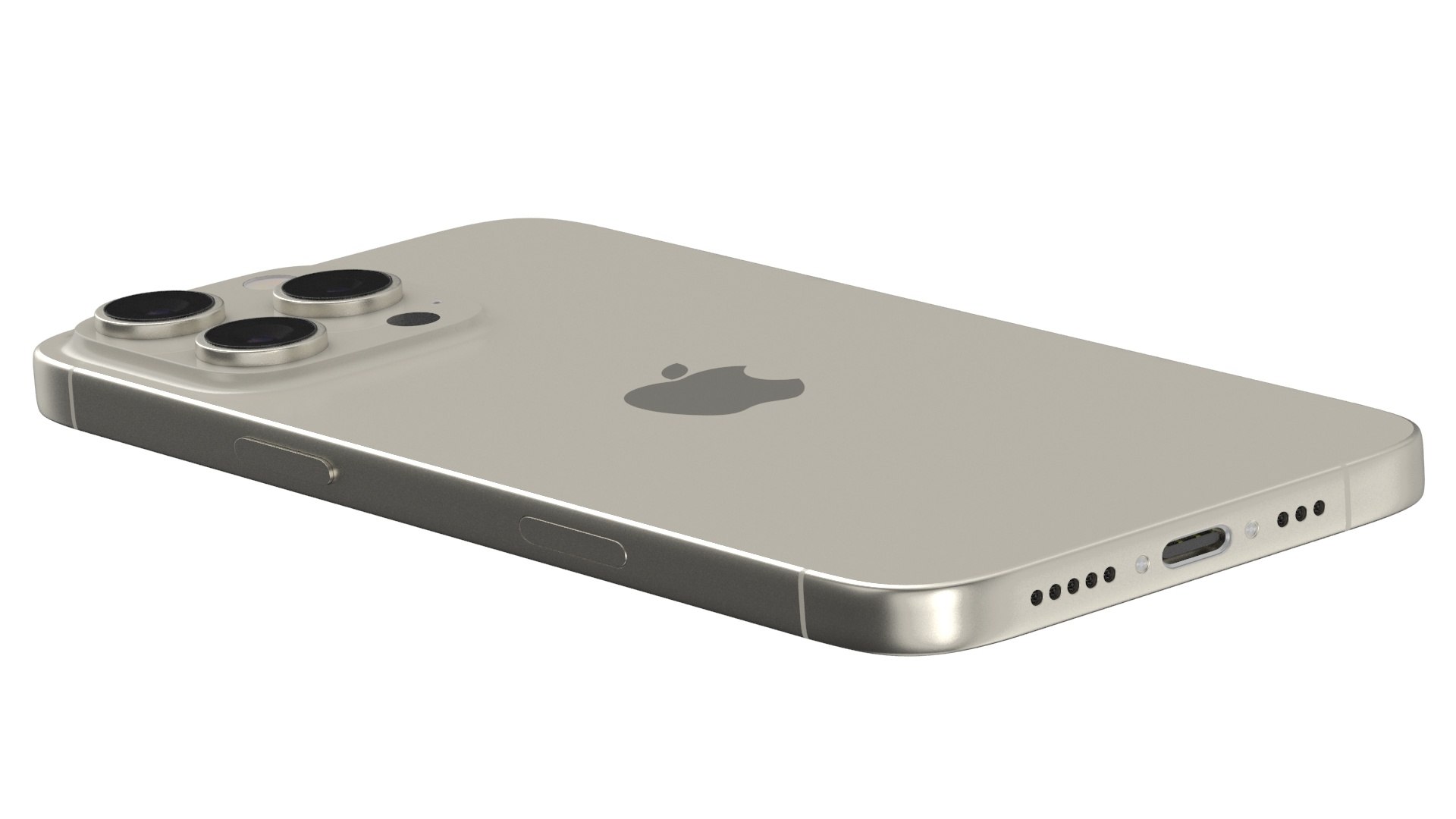 Apple Iphone 16 Pro Max Natural Titanium Model - TurboSquid 2283286