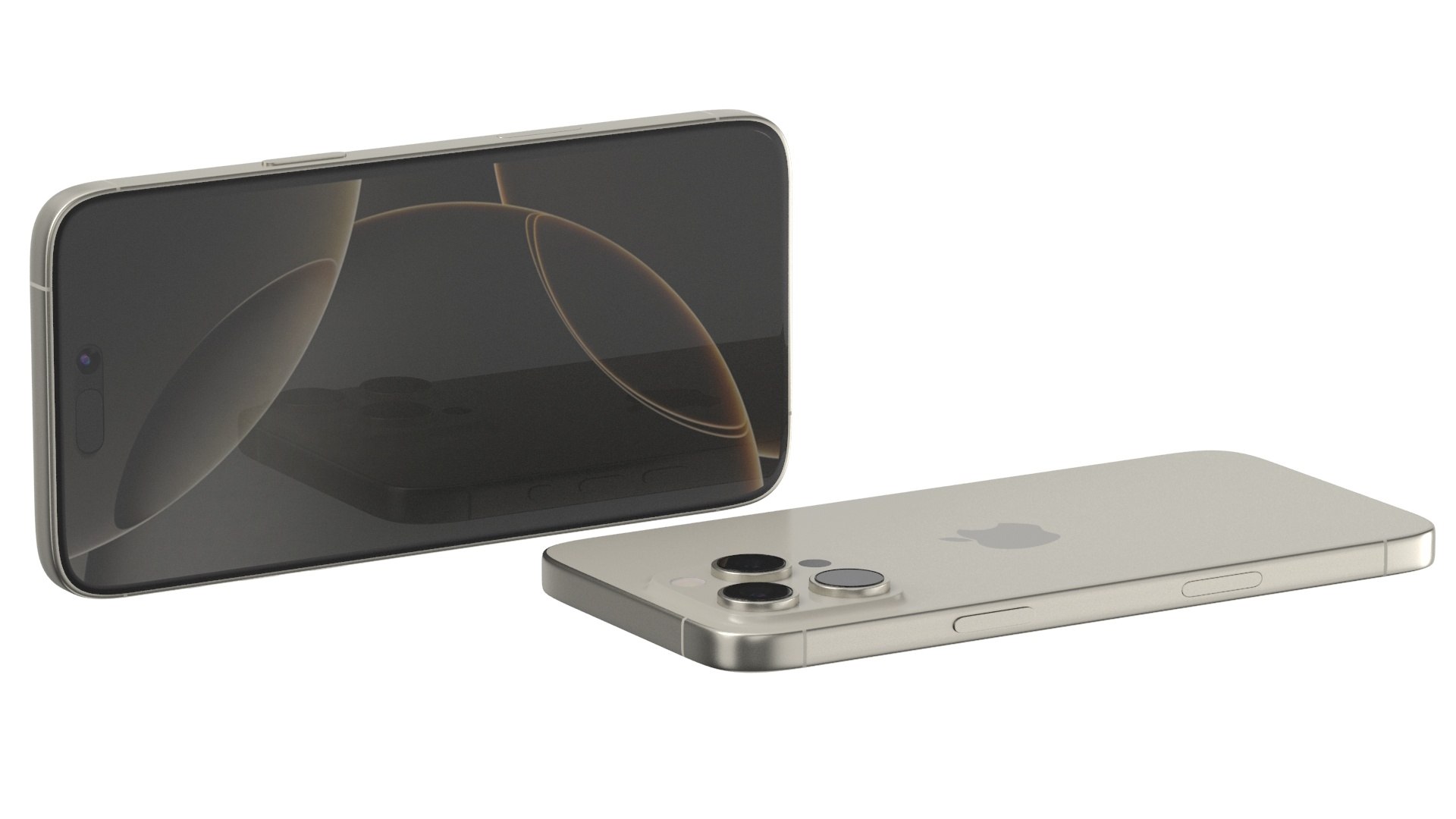Apple Iphone 16 Pro Max Natural Titanium Model - TurboSquid 2283286
