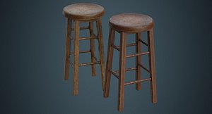 stool 2b 3D model