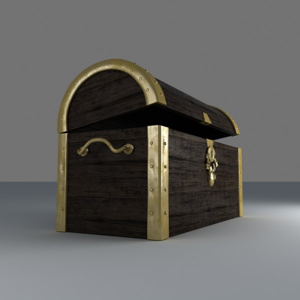 3ds max treasure chest