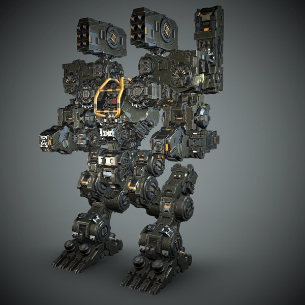 Military robot mech warrior 3D - TurboSquid 1172084