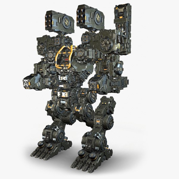 Military Robot Mech Warrior 3d - Turbosquid 1172084