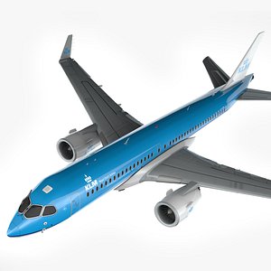 KLM Airbus A220-300 L2310 model