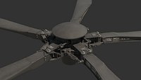 Main Rotor T 129 Atak Helicopter