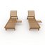 3D model Sun Lounger 04