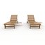 3D model Sun Lounger 04
