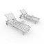 3D model Sun Lounger 04