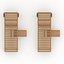 3D model Sun Lounger 04