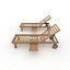3D model Sun Lounger 04