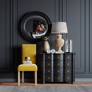 dresser lamp 3D model