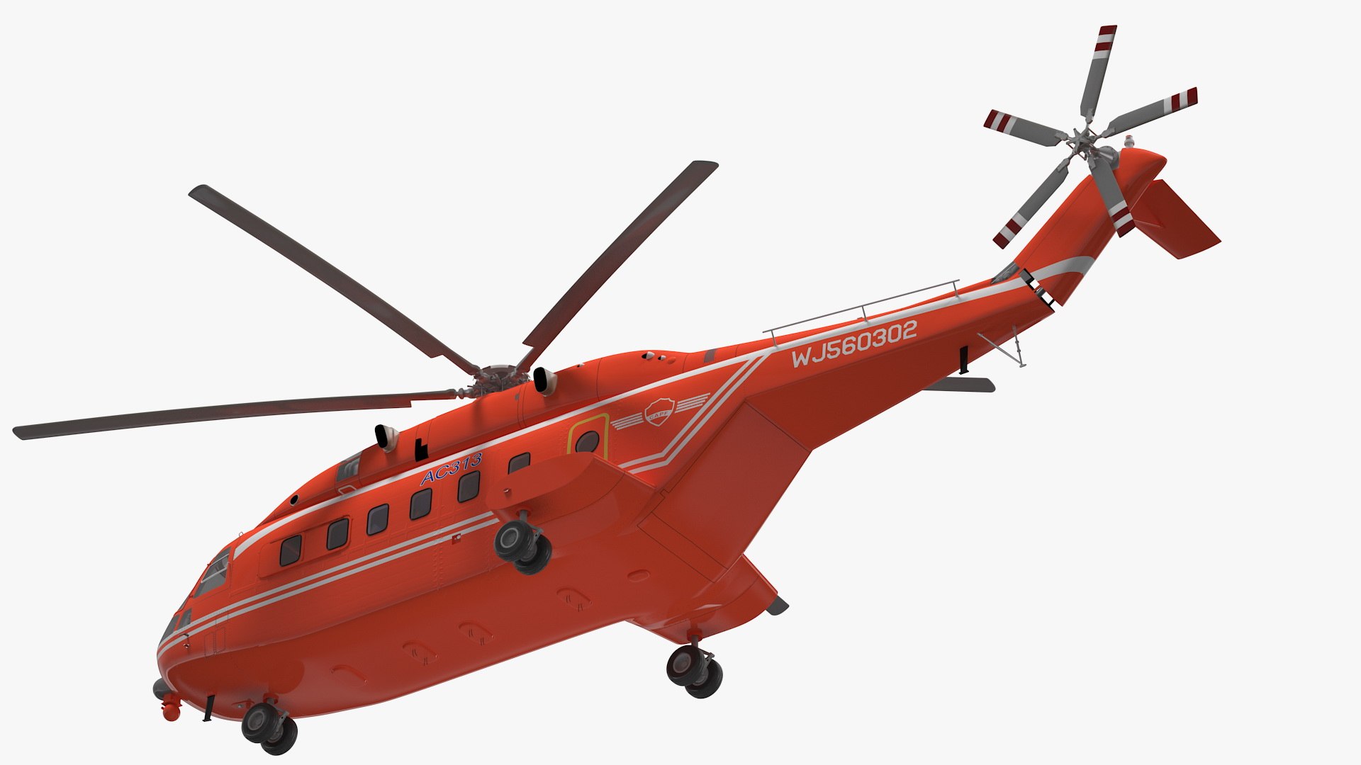 3D Avicopter Ac313 Attack Helicopter - TurboSquid 1495155