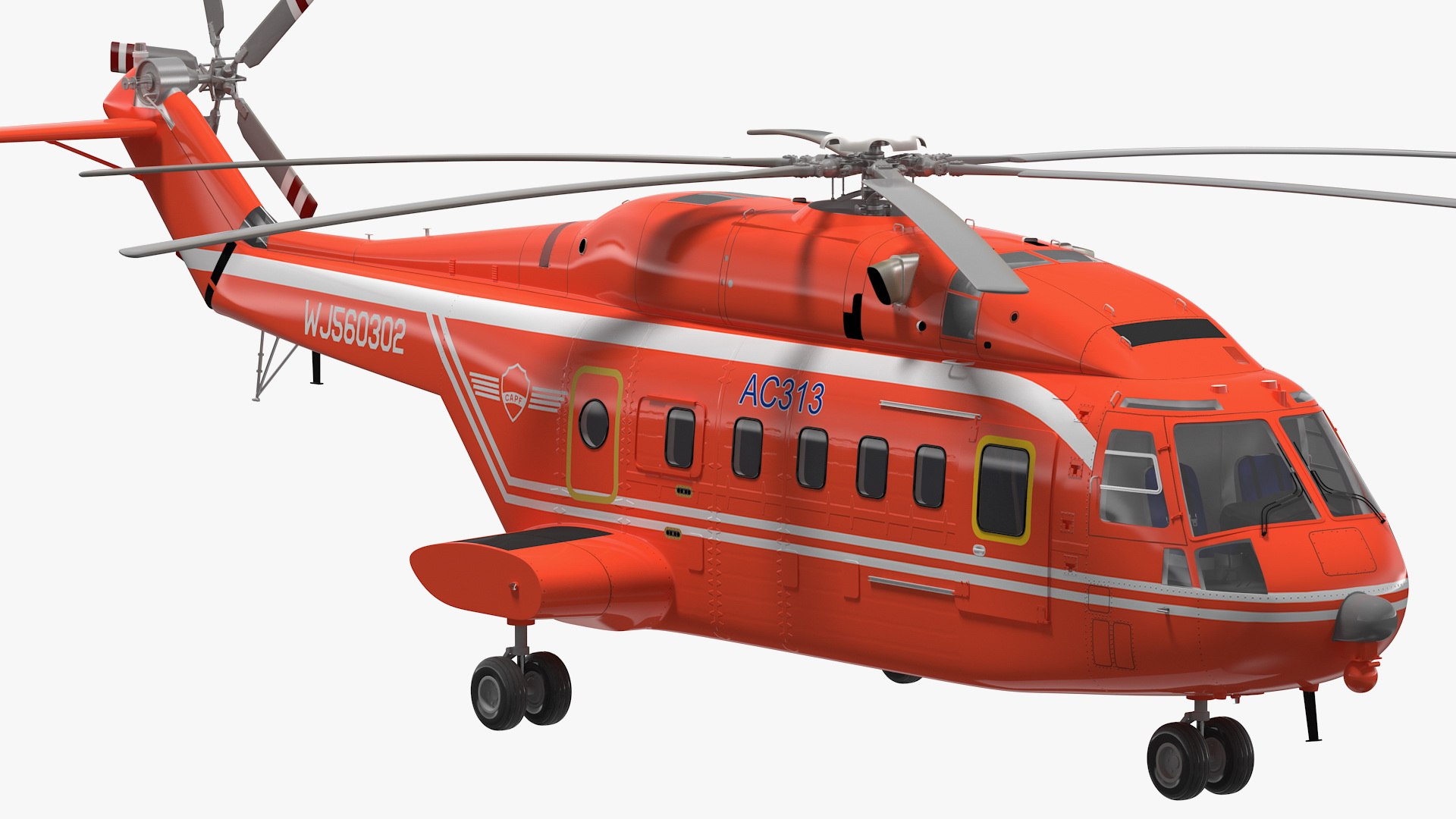 3D Avicopter Ac313 Attack Helicopter - TurboSquid 1495155