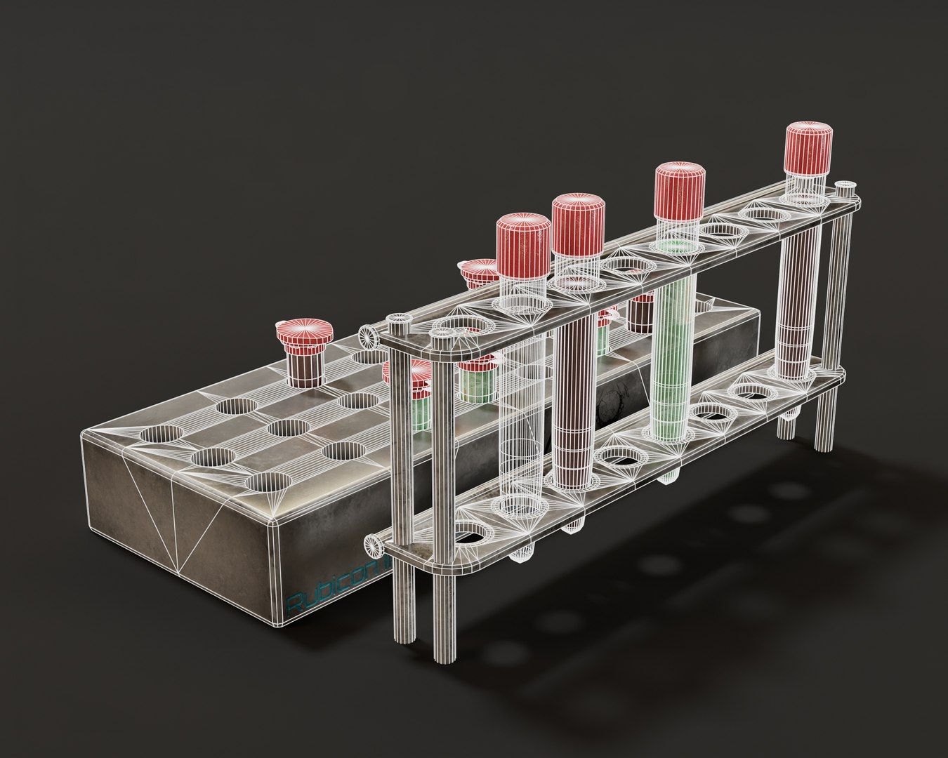 3D Sci-Fi Microtube Set Model - TurboSquid 2403725