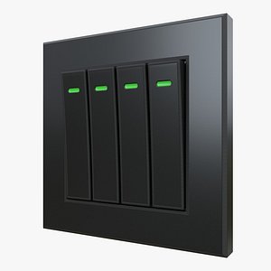 Black Light Switch x4