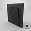 Black Light Switch x4