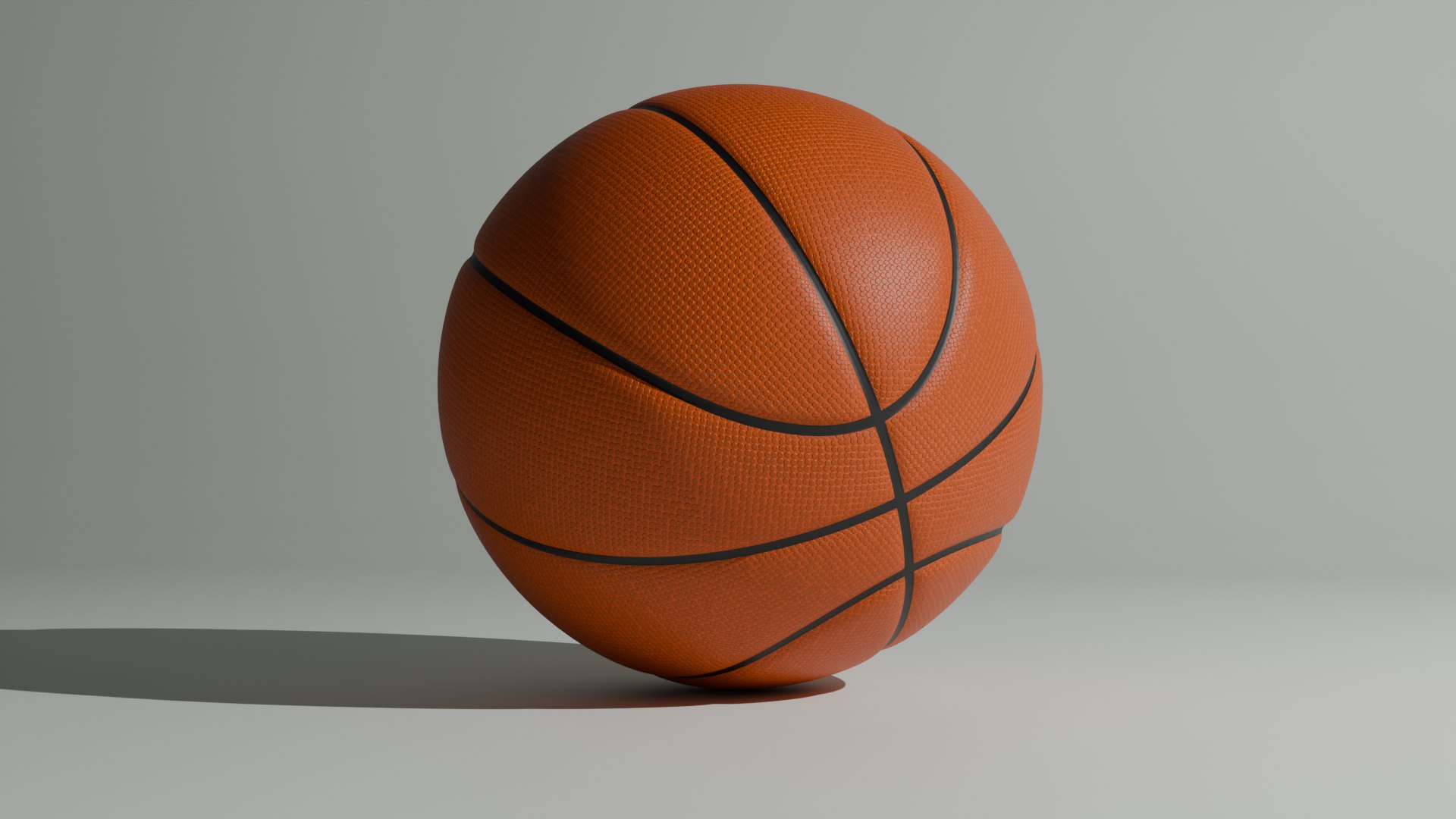 Realistic Basketball 3D Model Game Ready PBR Textured 3D Model ...