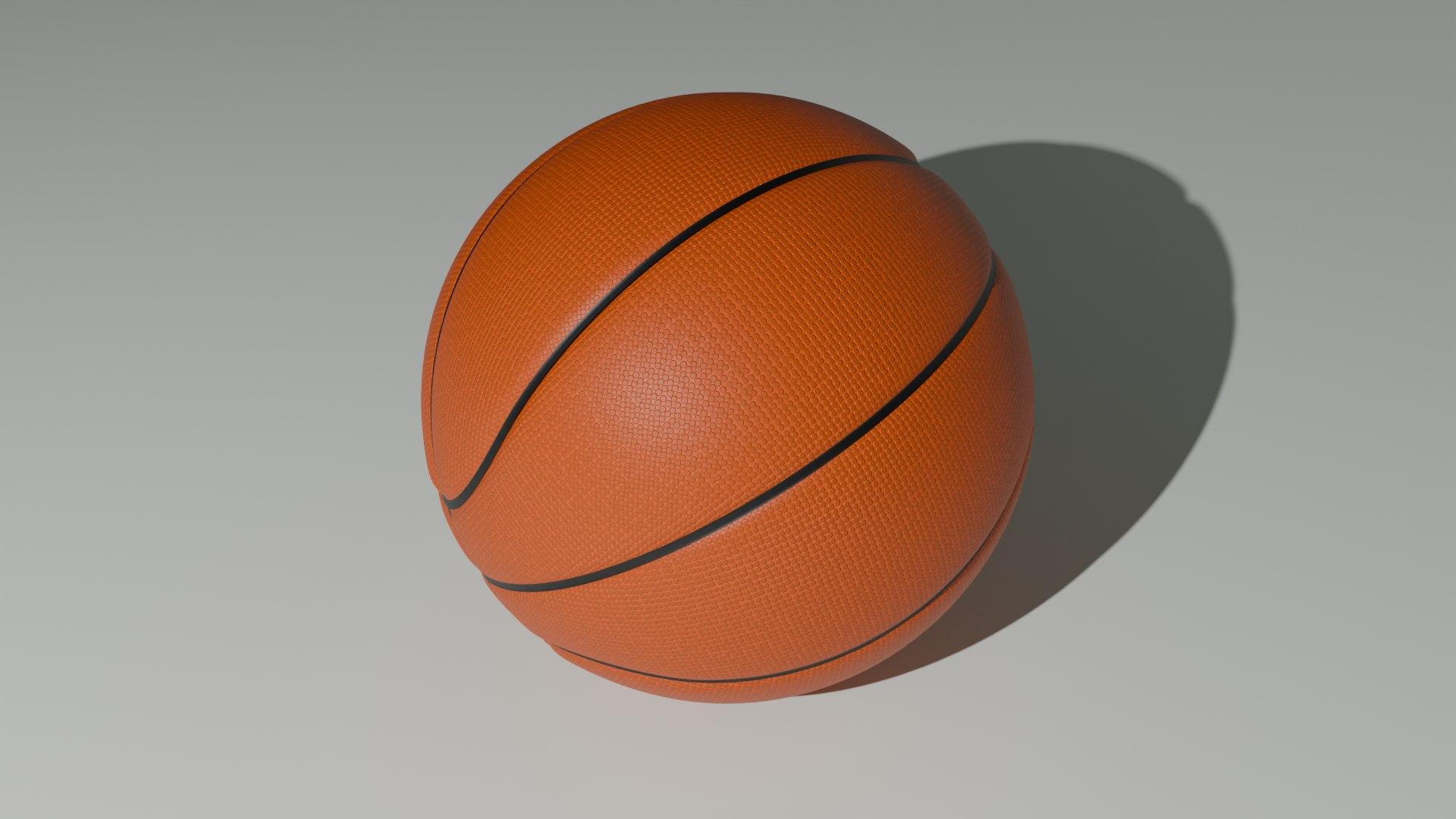 Realistic Basketball 3D Model Game Ready PBR Textured 3D Model ...