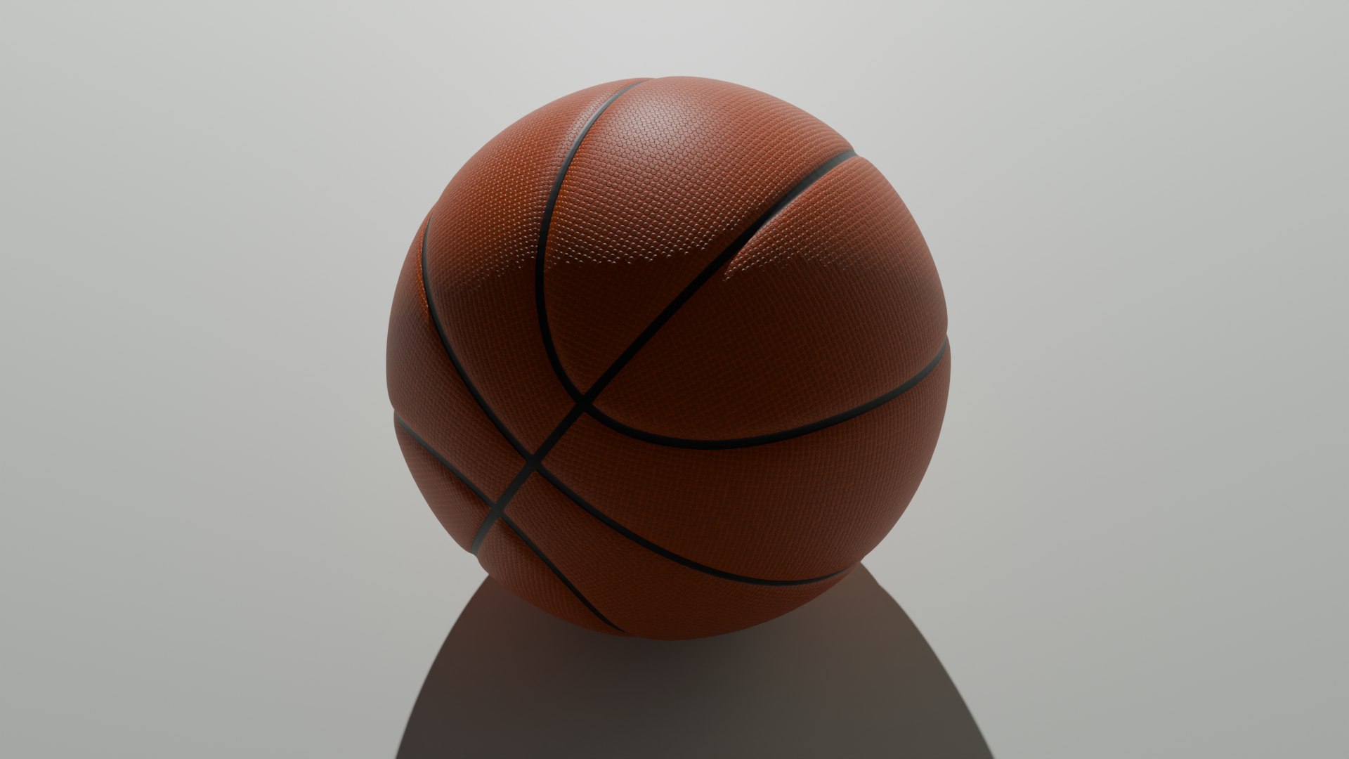 Realistic Basketball 3D Model Game Ready PBR Textured 3D Model ...