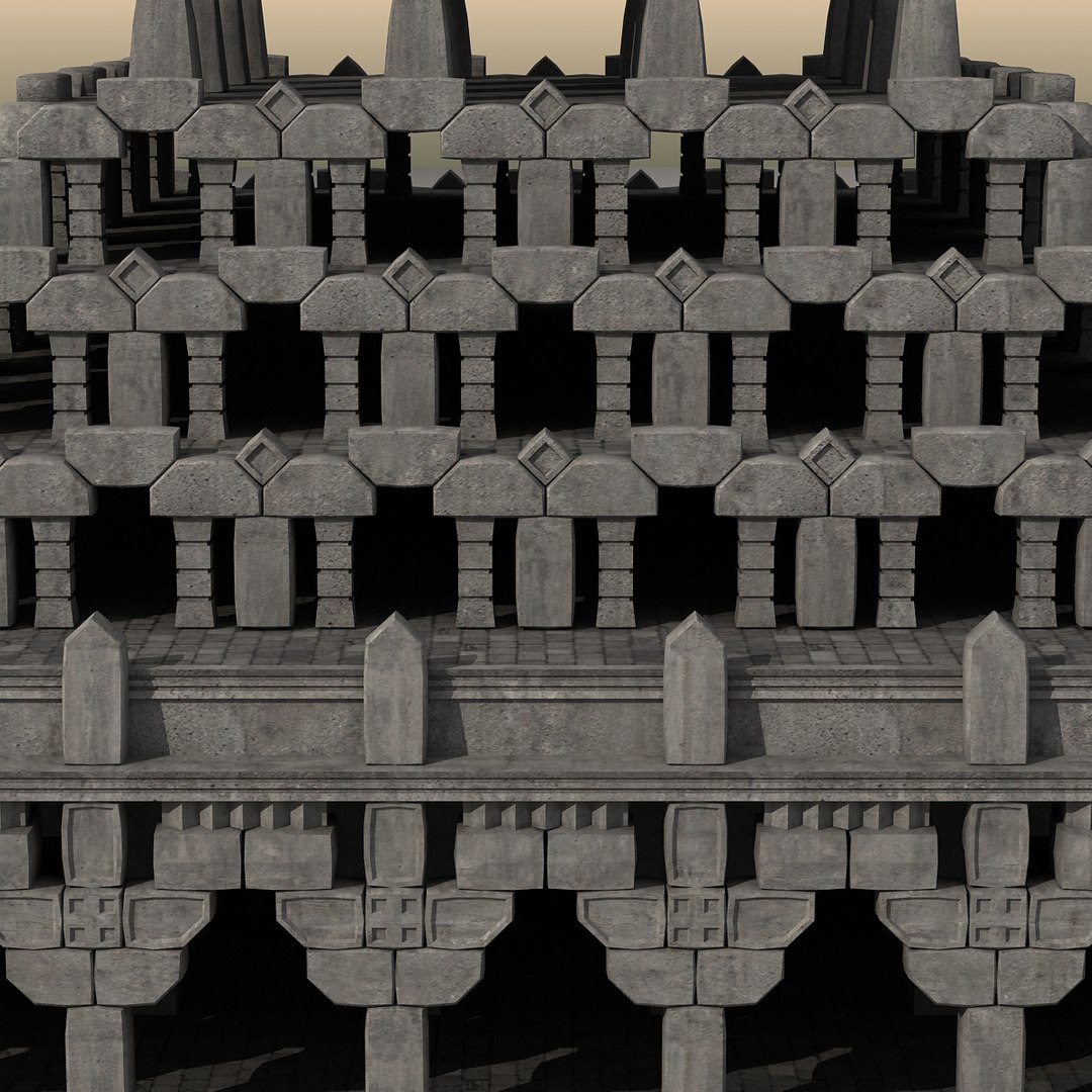 Ancient Fantasy Building 3d Model