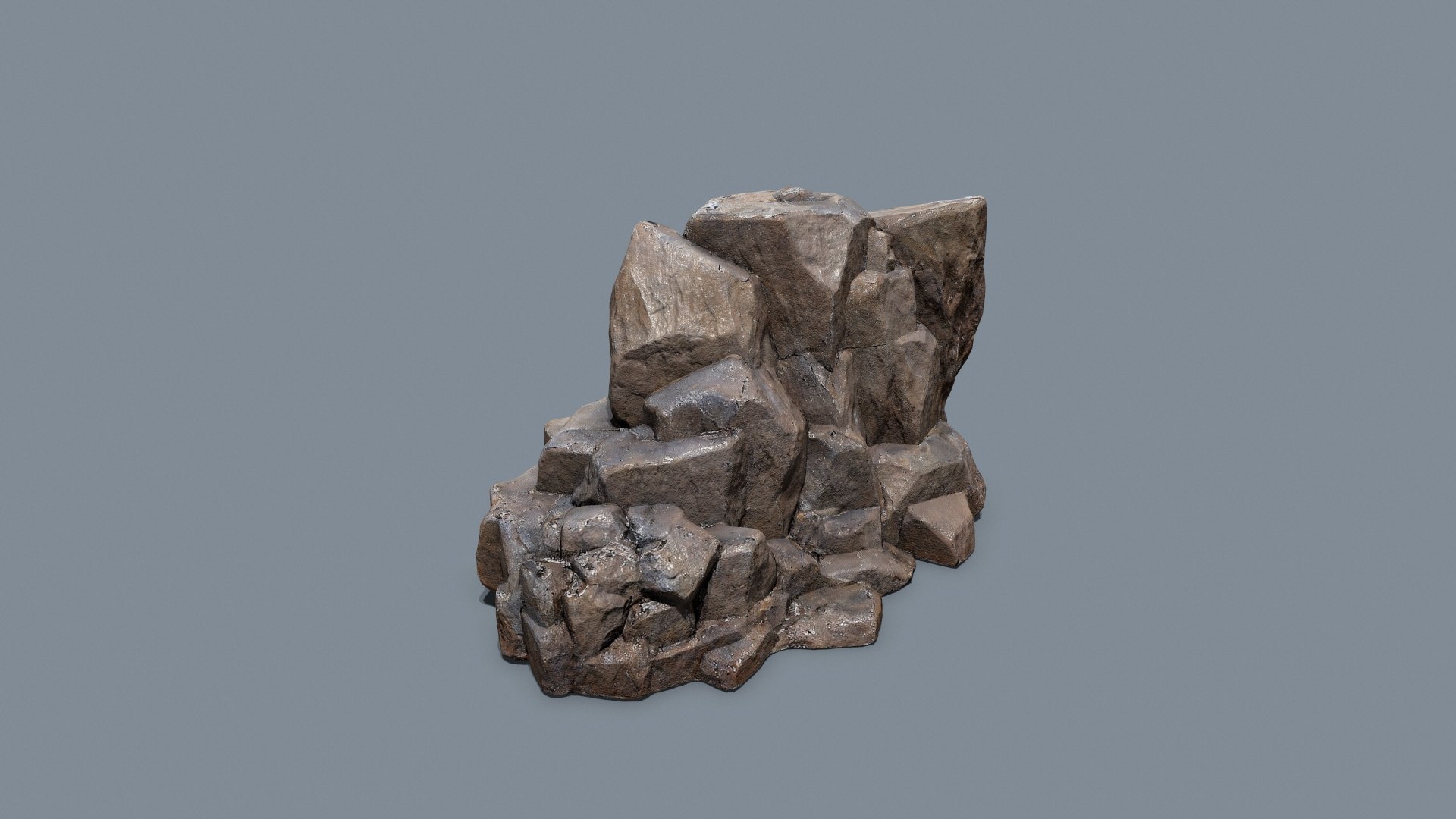3D Cliff Rocks Model - TurboSquid 2203701
