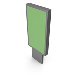 Sleek 3D Kiosk Model 3D