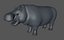 Hippopotame gréé