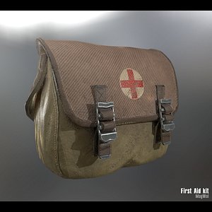 aid kit 3D model