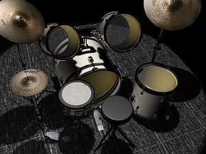 3d model drumkit