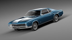 3ds 1966 antique luxury buick riviera