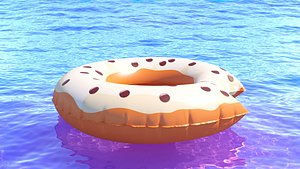 3D Swim ring donut 03