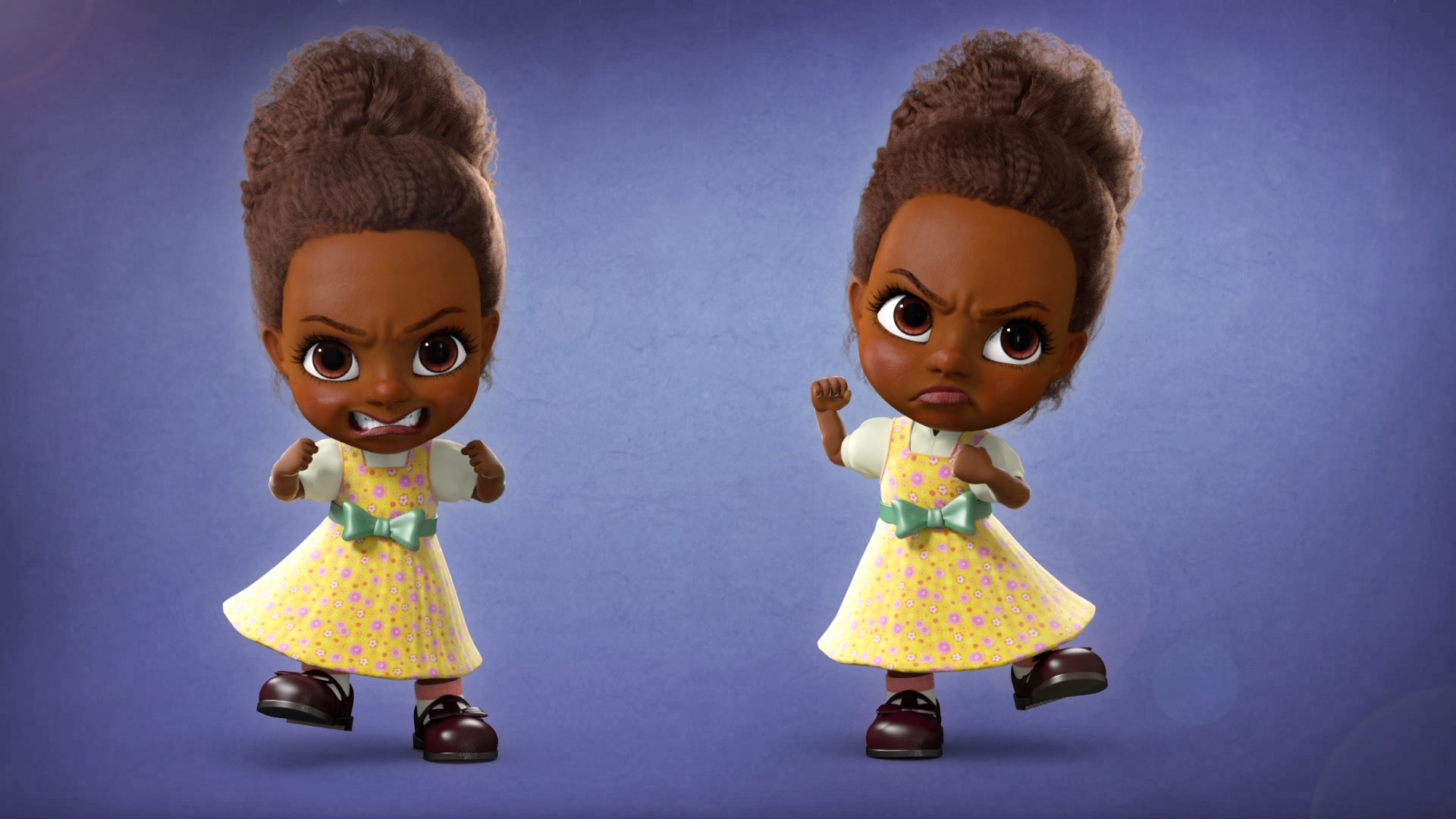 Cartoon Girl Luella Model - TurboSquid 1990443