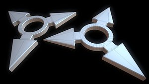 printable ninja shuriken fidget 3d model