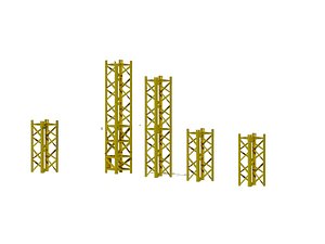 potain 428 tower crane 3D model