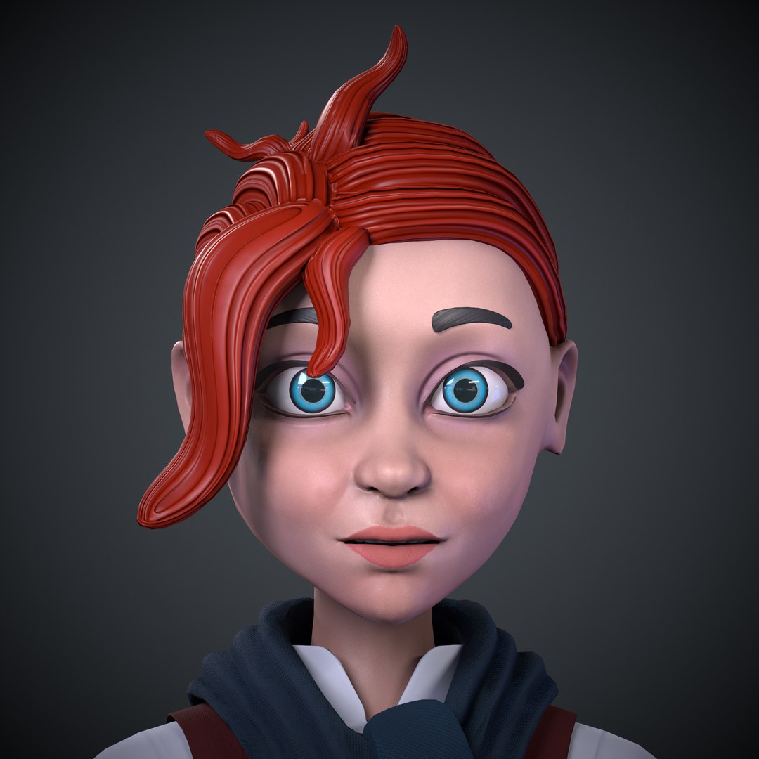 Stylized Girl Model - TurboSquid 1780706