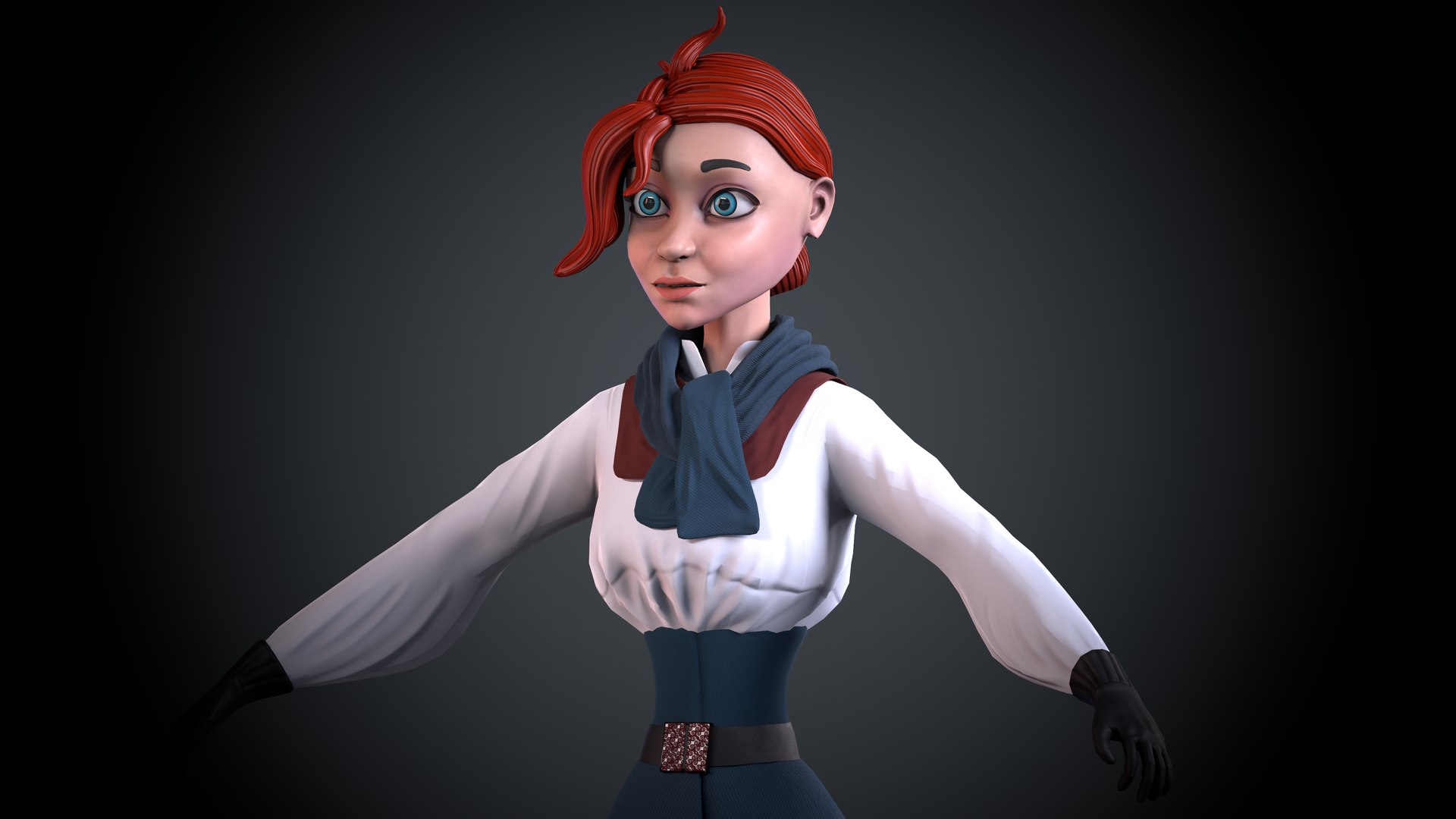 Stylized Girl Model - TurboSquid 1780706