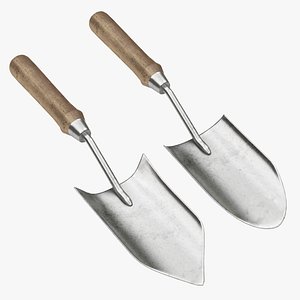 3D farm hand trowel spade