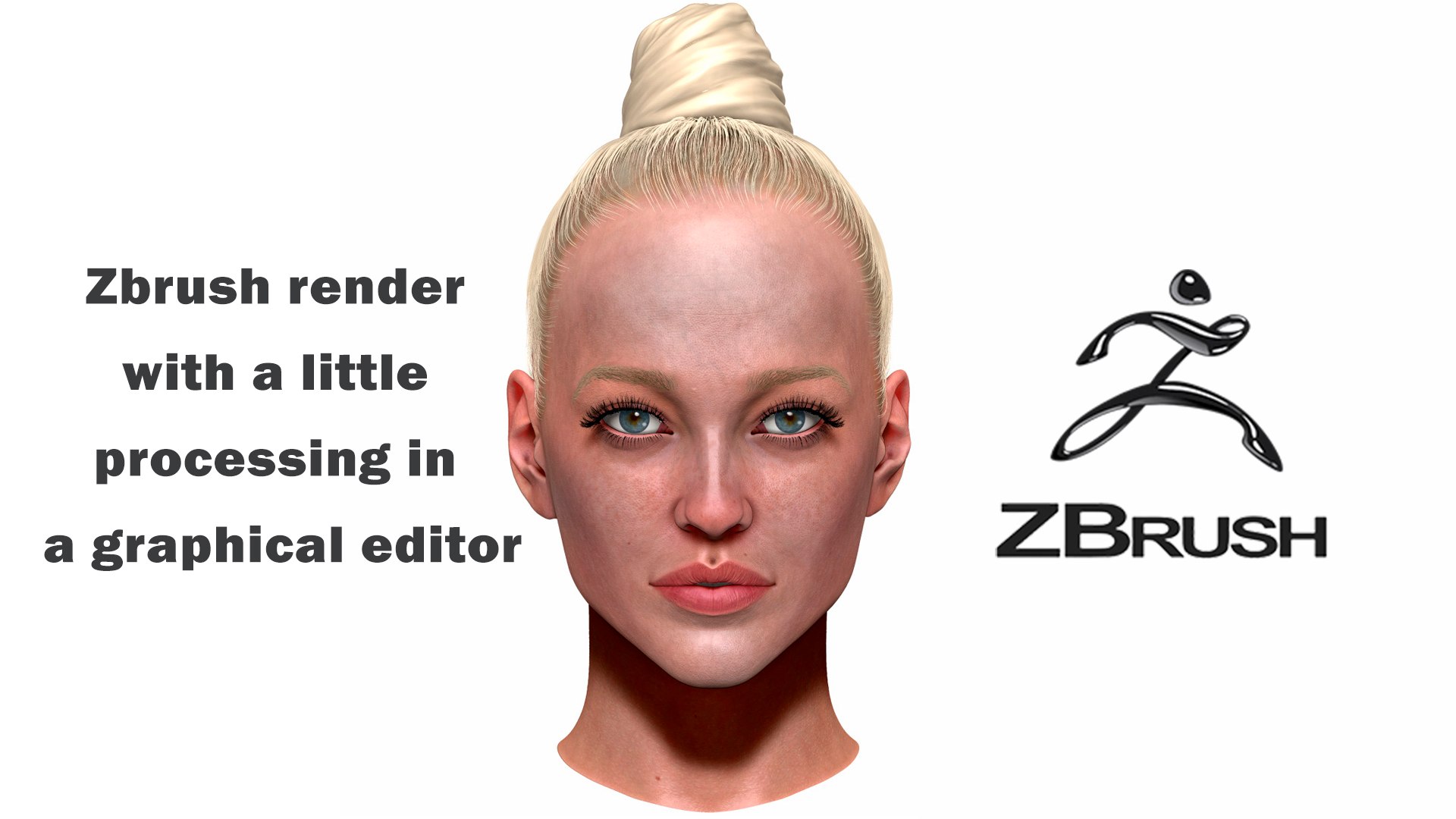 3D Zbrush Woman Helga Head - TurboSquid 1583343