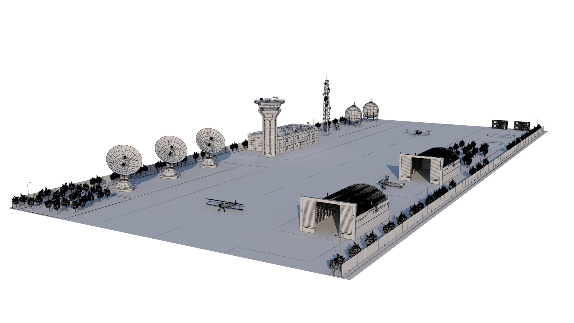 Military Airport 3D model https://p.turbosquid.com/ts-thumb/tl/RIfhdy/Cp/militaryairport21/jpg/1693135552/1920x1080/fit_q87/da6cfb3cd6770bc6c5e2356fdea57f55dbfaa0d7/militaryairport21.jpg