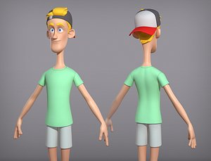 3D character body model