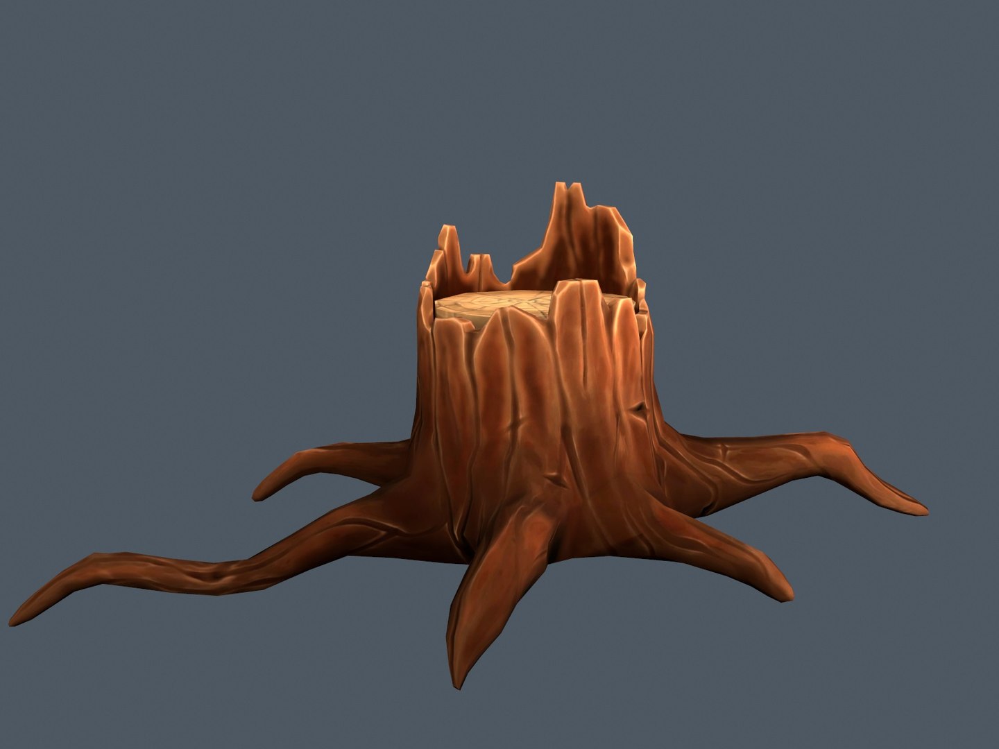 Stylized Stump 3d Model Turbosquid 1582294 1296