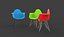Eames DAR Stol 3D model