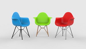 3D model Eames DAR Stol 3D model