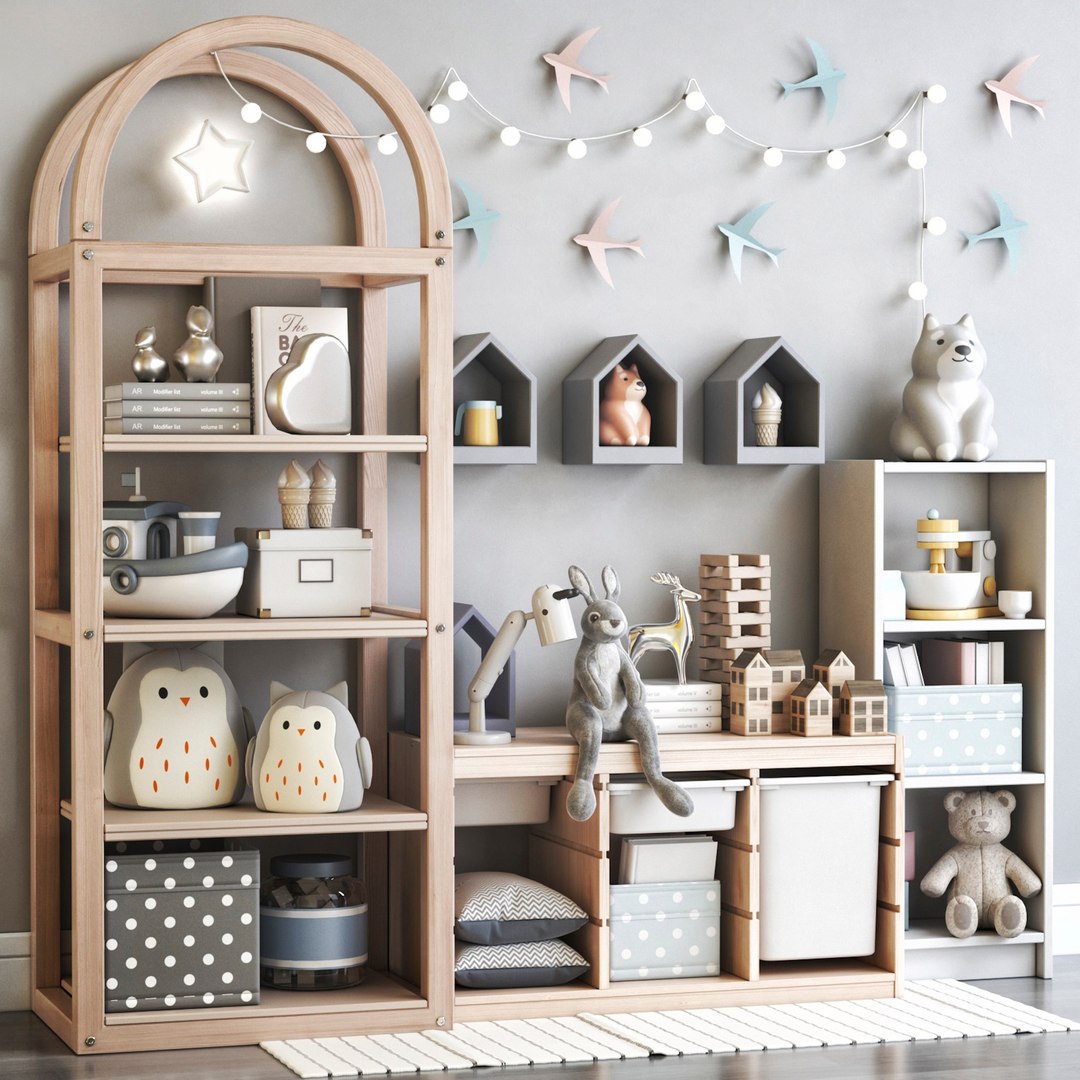 Furniture for nursery 8 3D model TurboSquid 2160777